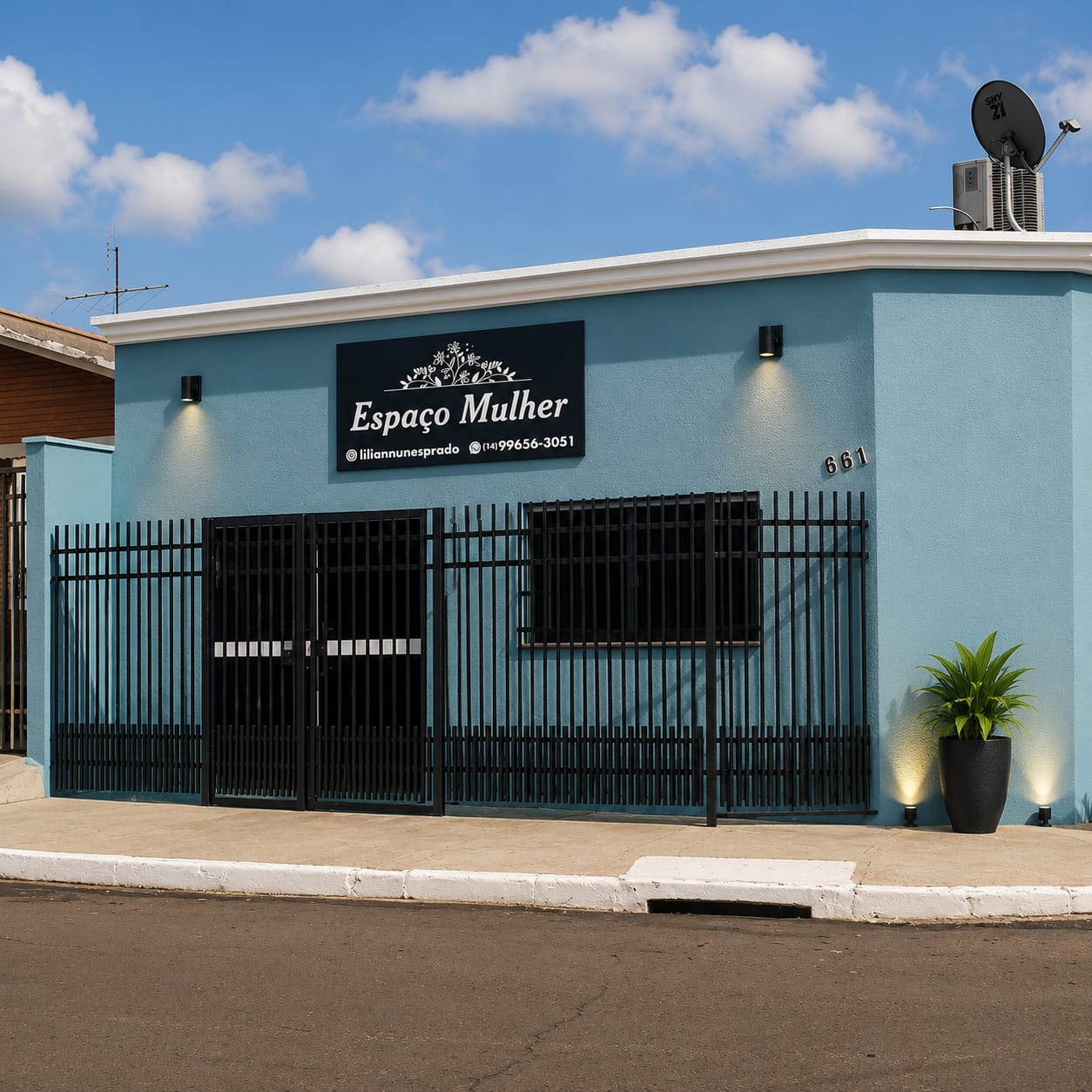 Fachada do Espaço Mulher